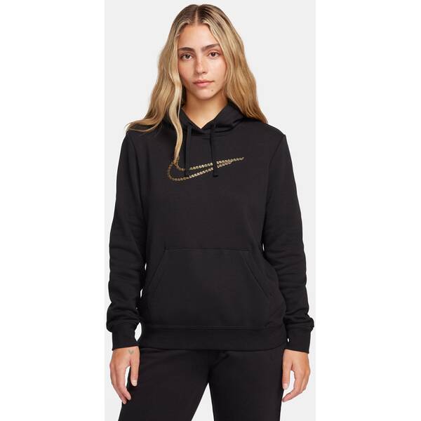 NIKE Damen Kapuzensweat W NSW PE CLB FLC SHINE OS PO von Nike