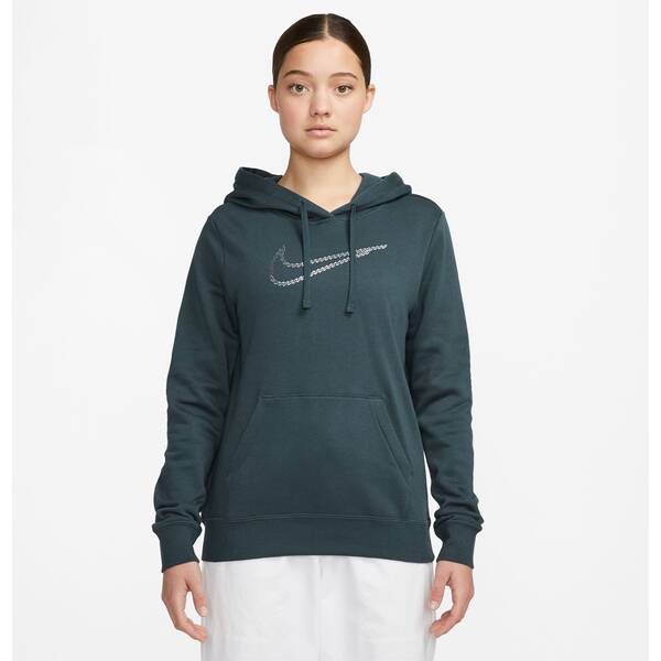 NIKE Damen Kapuzensweat W NSW PE CLB FLC SHINE OS PO von Nike