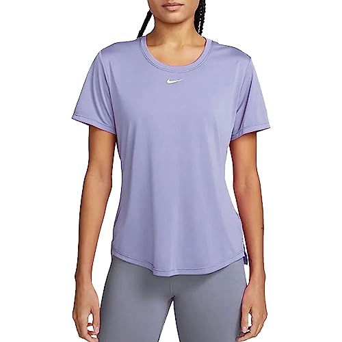 NIKE Damen Nk One Df Ss T-Shirt, Grau, S von Nike