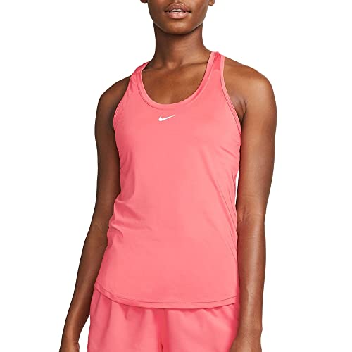 NIKE Damen One Df Slim Tank T-Shirt, Rosa, L von Nike