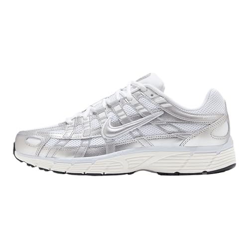 NIKE Damen P-6000 Sneaker, Weiß Metallisch Silber Blau Farbton Segel, 40 EU NIKE Damen P-6000 Sneaker, Weiß Metallisch Silber Blau Farbton Segel, 40 EU von Nike