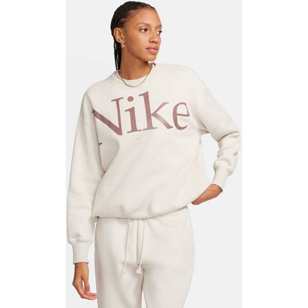 NIKE Damen Shirt W NSW PHNX FLC OS LOGO CREW von Nike