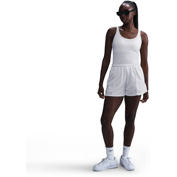 NIKE Damen Shorts Sportswear Chill Terry Mid-Rise 4" French Terry von Nike