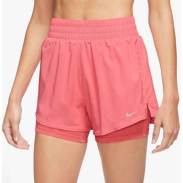 NIKE Damen Shorts W NK ONE DF HR 3IN 2N1 SHORT NIKE Damen Shorts W NK ONE DF HR 3IN 2N1 SHORT von Nike