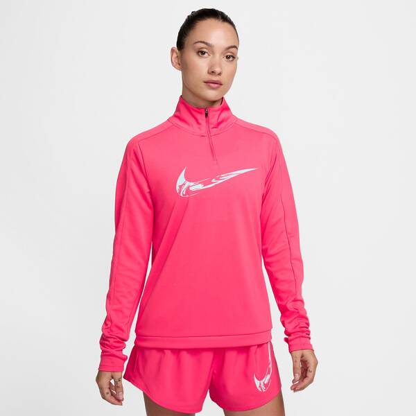 NIKE Damen Sweatshirt Swoosh Dri-FIT 1/4-Zip Running Mid Layer von Nike