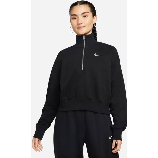 NIKE Damen Sweatshirt W NSW PHNX FLC QZ CROP von Nike