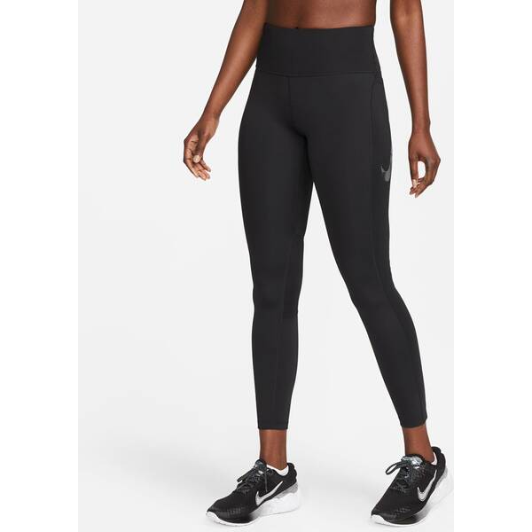 NIKE Damen Tights W NK DF FST MR 7/8 TGHT SW HBR von Nike