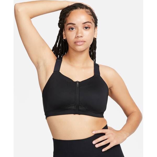 NIKE Damen Top W NK DF ALPHA ZIP-FRONT BRA von Nike