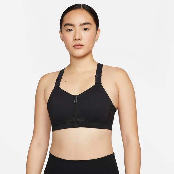 NIKE Damen Top W NK DF ALPHA ZIP-FRONT BRA von Nike