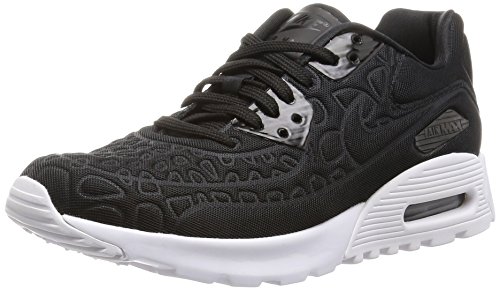 NIKE Damen W Air Max 90 Ultra Plush Laufschuhe, Schwarz/Weiß (Black Black White), 37.5 EU von Nike