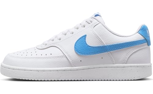 Nike Damen W Court Vision Lo Nn Sportschuh, Weiß Uni Blau, 38 EU von Nike