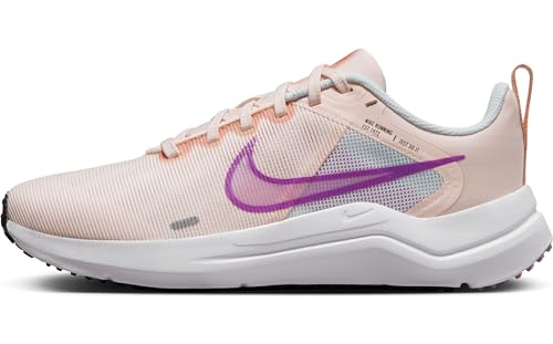 NIKE Damen W Downshifter 12 Sneaker, Guava Ice/Rush Fuchsia-Pure PLATINU, 37.5 EU von Nike