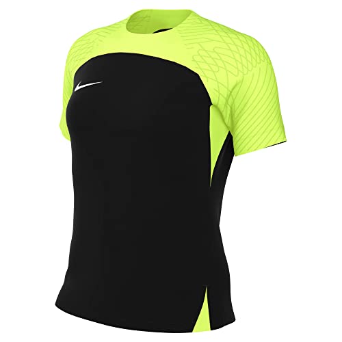 NIKE Damen W NK DF STRKE III JSY SS T-Shirt, Black/Volt/Volt/White, 2XL von Nike