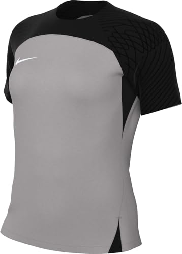 NIKE Damen W NK DF STRKE III JSY SS T-Shirt, Pewter Grey/Black/Black/White, S von Nike