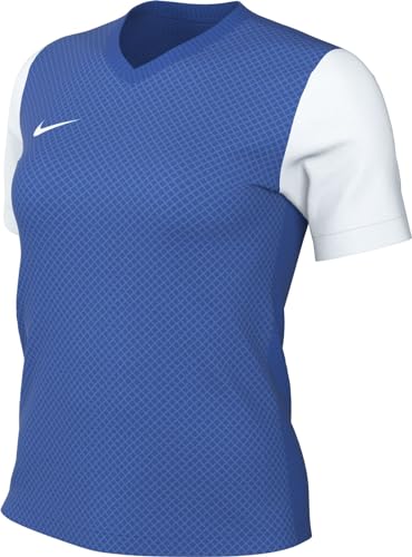 NIKE Damen W NK DF Tiempo PREM II JSY SS T-Shirt, blau-weiß, XS von Nike