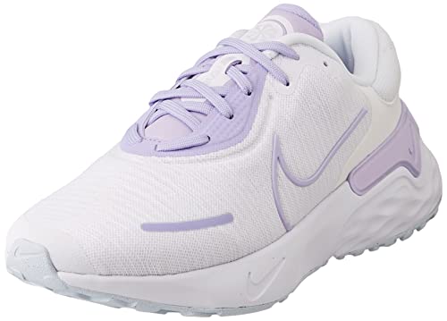 NIKE Damen W Renew Run 4 Sneaker, Weißer/lila agat-Blaue Farbton, 40.5 EU von Nike