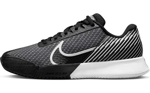 NIKE Damen W Zoom Vapor PRO 2 Cly Sneaker, Schwarz-Weiss, 44.5 EU von Nike