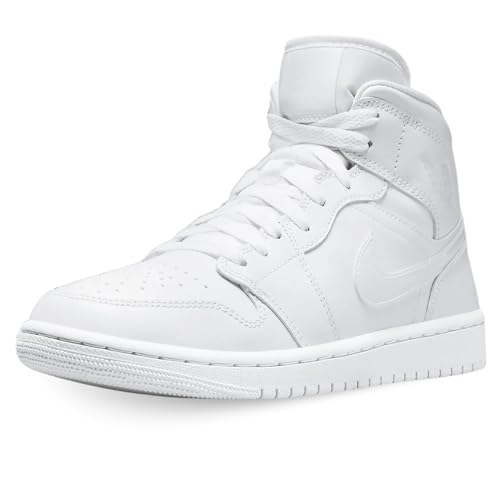 Nike Damen WMNS AIR Jordan 1 MID Sneaker, White/White-White, 40.5 EU von Nike