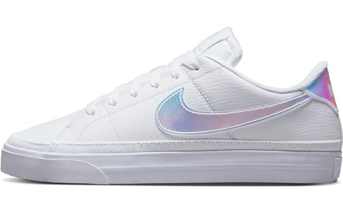 NIKE Damen WMNS Court Legacy NN Sneaker, White/Multi-Color-Football Grey-BLA, 35.5 EU von Nike