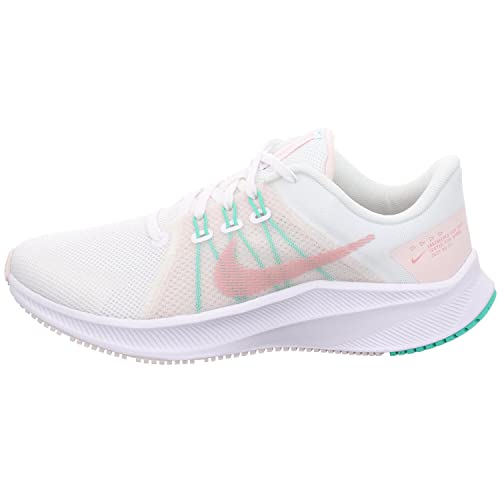 NIKE Damen WMNS Quest 4 Sneaker, White Pink, 41 EU von Nike