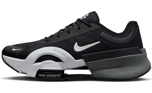 NIKE Damen Zoom SuperRep 4 Sneaker, Schwarz/Weißeisen-Grey-Photon-Staub, 40.5 EU von Nike