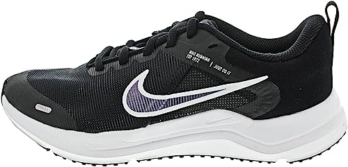 NIKE Downshifter 12 Sneaker, Black White Dk Smoke Grey, 38.5 EU von Nike