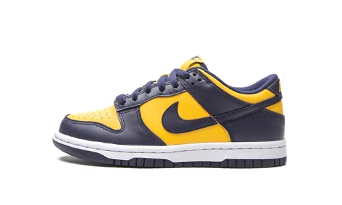 NIKE Dunk Low (GS) Sneaker, Varsity Maize Midnight Navy White, 36.5 EU von Nike