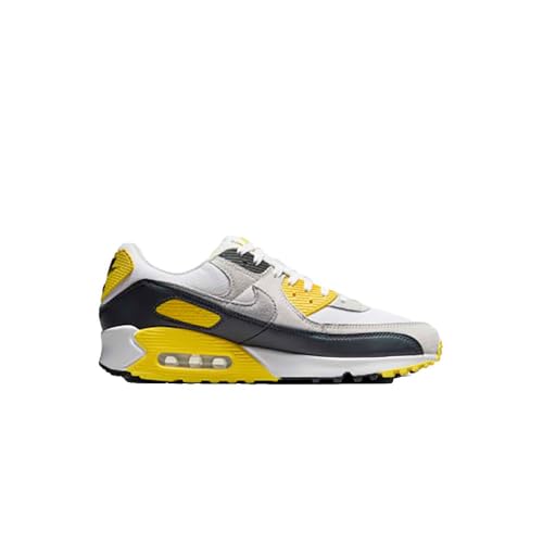 NIKE Herren AIR MAX 90 Sneaker, White Lt Smoke Grey Lightening, 44 EU von NIKE