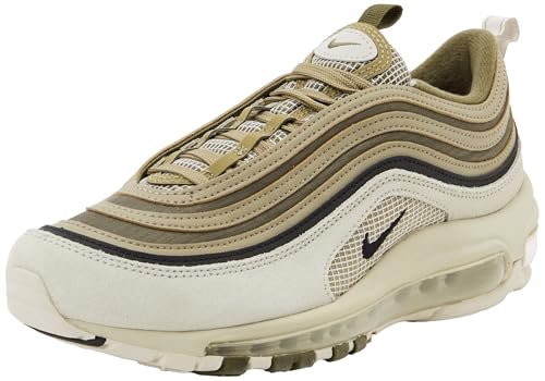 NIKE Herren AIR MAX 97 SE Sneaker, Light Bone Black Medium Olive, 39 EU von Nike