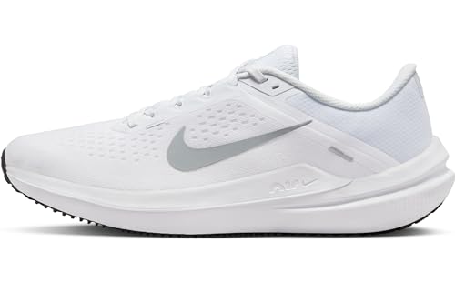 NIKE Herren AIR Winflo 10 Sneaker, White/Wolf Grey-White, 42 EU von Nike