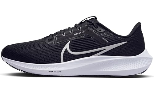 NIKE Herren AIR Zoom Pegasus 40 Sneaker, Black/White-Iron Grey, 47.5 EU von NIKE