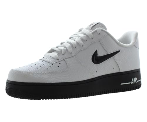 NIKE Herren Air Force 1 Sneaker, weiß/schwarz, 42 EU NIKE Herren Air Force 1 Sneaker, weiß/schwarz, 42 EU von Nike