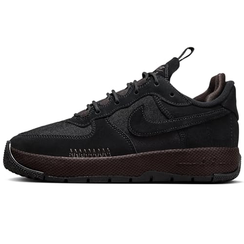 NIKE Herren Air Force 1 Wild Sneaker, Black Black Velvet Brown Zeder, 39 EU von Nike