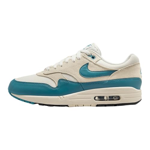 NIKE Herren Air Max 1 Essential Sneaker, Soft Pearl Smokey Blue LT Khaki Black, 43 EU von Nike