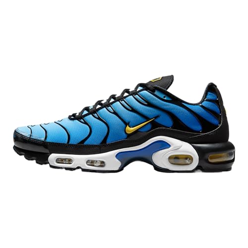 NIKE Herren Air Max Plus OG Sneaker, Black Chamois Sky Blue Hyper Blue, 40 EU von NIKE
