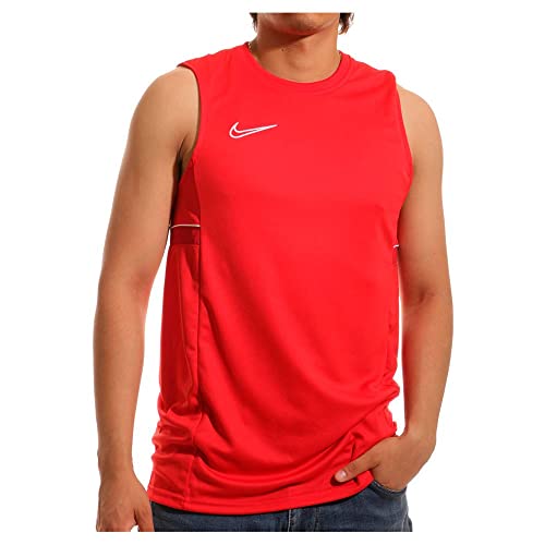 NIKE Herren Canotta Dri-fit Academy DB4358-657 Tanktop, Rot, S von Nike