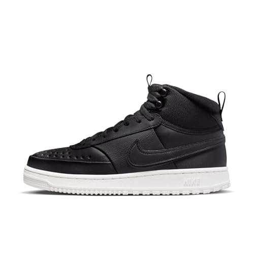 Nike Herren Court Vision Mid Sneaker, Black Black Phantom, 46 EU von Nike