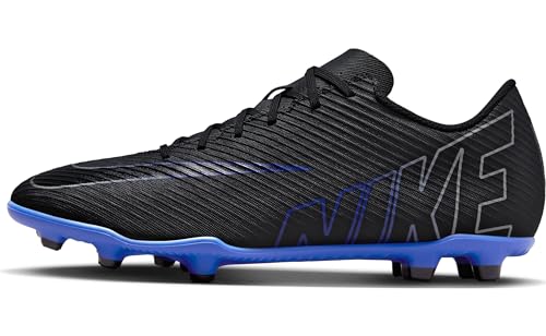 Nike Herren Vapor 15 Club Fg/Mg Fussballschuh, Black/Chrome-Hyper R, 41 EU von Nike