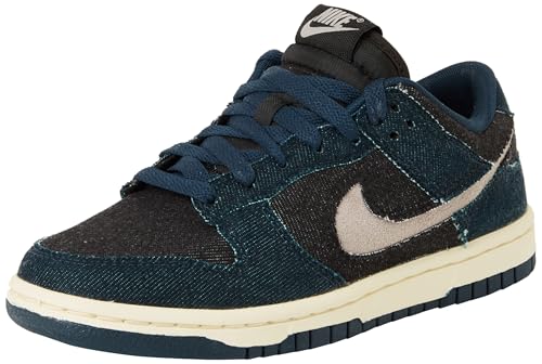 NIKE Herren Dunk Low Sneaker, Armory Navy College Grey Black, 40.5 EU von NIKE