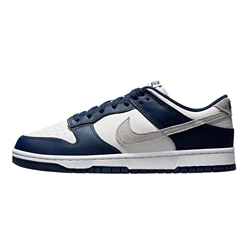NIKE Herren Dunk Low Sneaker, Dunkelblau Dunkelgrau Rauchgrau hell, 40 EU von Nike