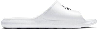 NIKE Herren Freizeitschuhe NIKE VICTORI ONE SHOWER SLIDE WHITE/BLACK-WHITE - Gr. - 45 von Nike