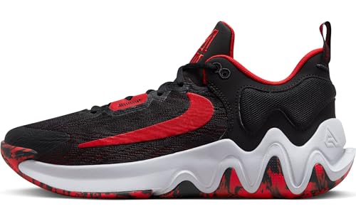 NIKE Herren Giannis Immortality 2 DREI Viertel hoch, Mehrfarbig (Black University Red Wolf Grey), 45.5 EU von Nike