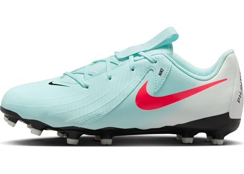 NIKE Herren Jr. Phantom GX 2 Academy Sneaker, Mint Atomic Red Off Noir, 32 EU von Nike