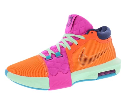 NIKE Herren Lebron Witness 8 Basketball Shoes Sneaker, Orange (Total Orange Thunder Blue 800), 46 EU von Nike