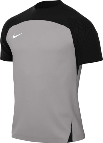 NIKE Herren M NK DF STRKE III JSY SS T-Shirt, Pewter Grey/Black/Black/White, 2XL von Nike