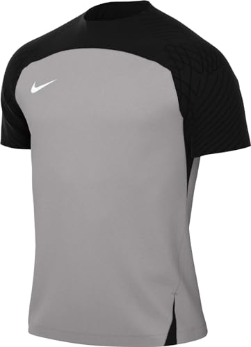 NIKE Herren M NK DF STRKE III JSY SS T-Shirt, Pewter Grey/Black/Black/White, XL von Nike