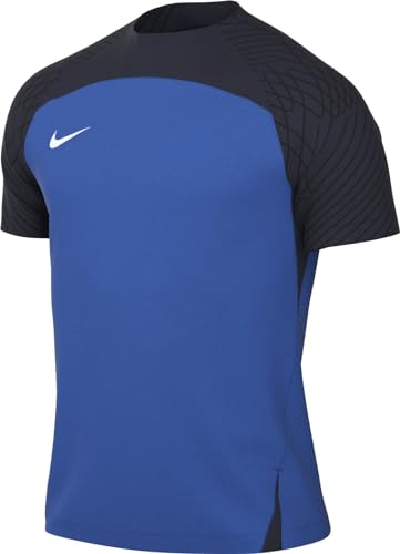 NIKE Herren M NK DF STRKE III JSY SS T-Shirt, Royal Blue/Obsidian/Obsidian/White, M von Nike