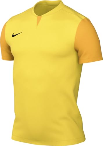 NIKE Herren M NK DF Trophy V JSY SS T-Shirt, Tour Yellow/University Gold/Black, S von Nike