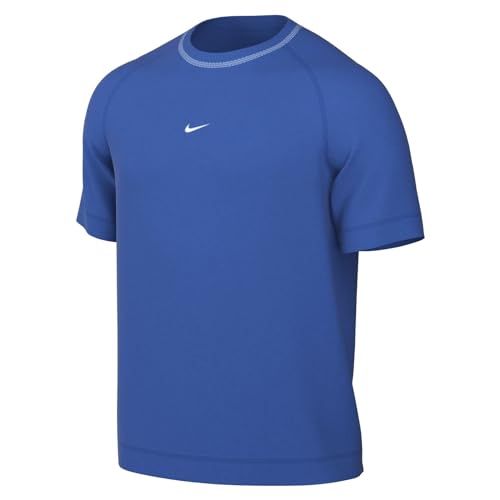 NIKE Herren M NK STRKE22 Thicker SS TOP T-Shirt, Royal Blue/White, L von Nike