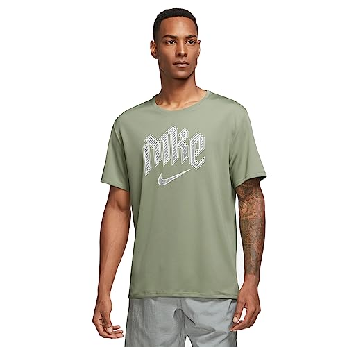 NIKE Herren Nk Df Hyverse Tank T-Shirt, Grün, L von Nike